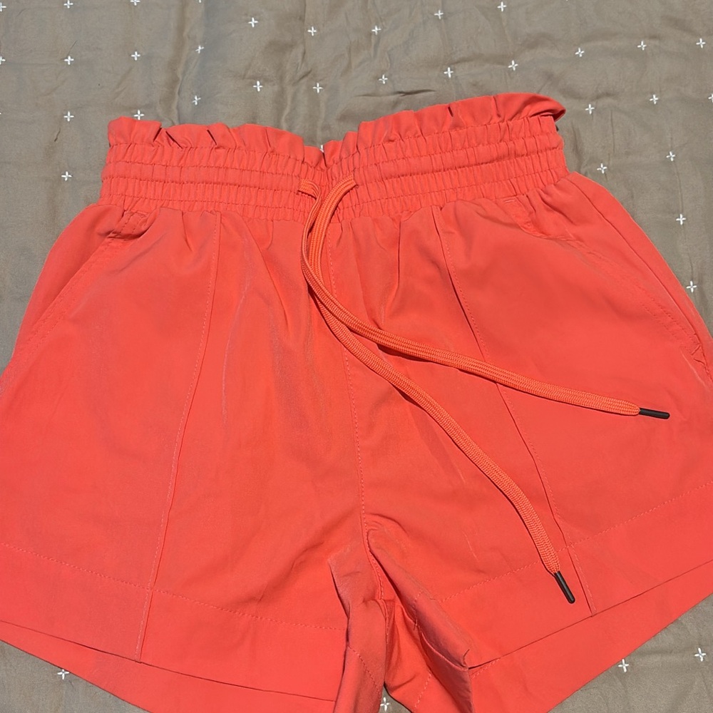 Coral Women's Elastic Waist Shorts